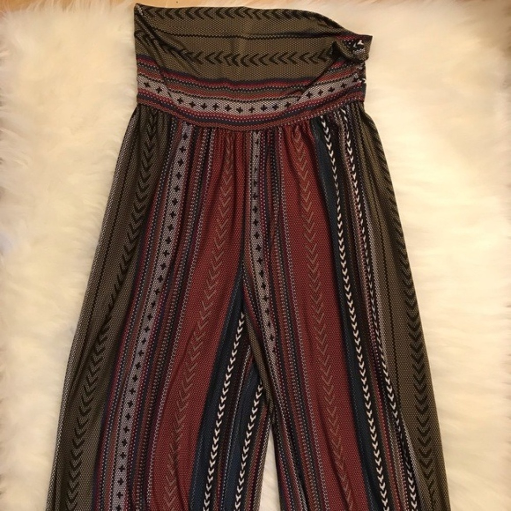 Poetry Boho Pants Trousers Bohemian Hippie 24x32